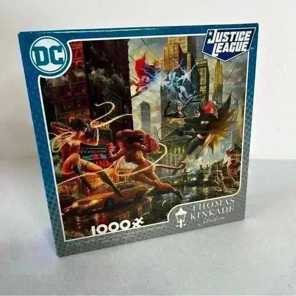 Sealed BNIB Ceaco-Thomas Kinkade-DC Comics-Women of  DC - 1000 Pce Jigsaw Puzzle - Picture 1 of 8